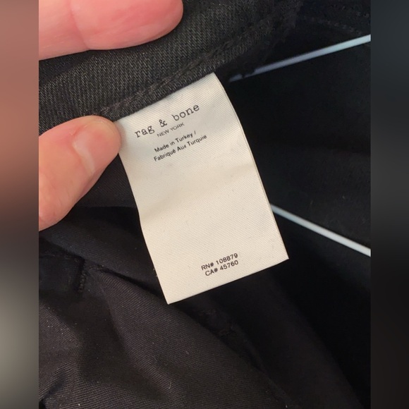 rag & bone Jane Super high waist ankle skinny jeans size 28 black - Picture 7 of 9